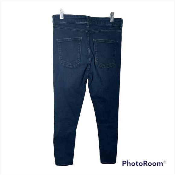 ZARA Womens High Waist Skinny Twilight Jeans Size 10 - Picture 7 of 9